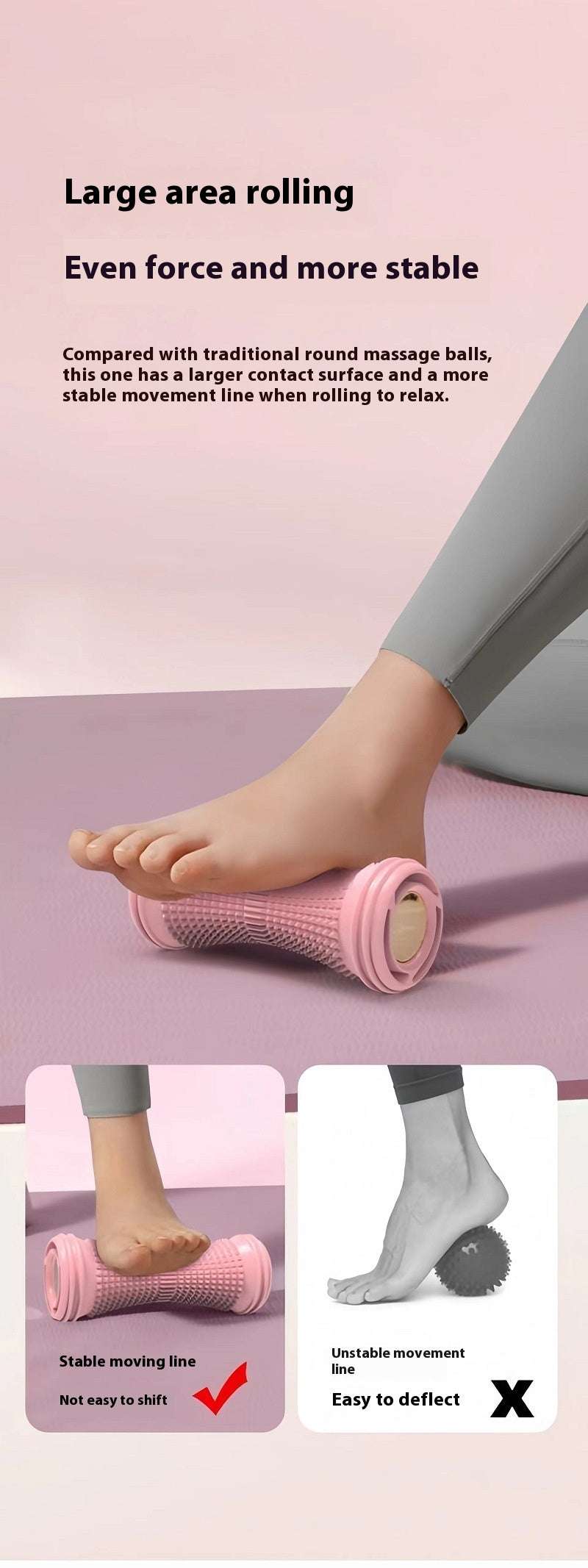 Foot Massage Roller with featured and comparing to other product