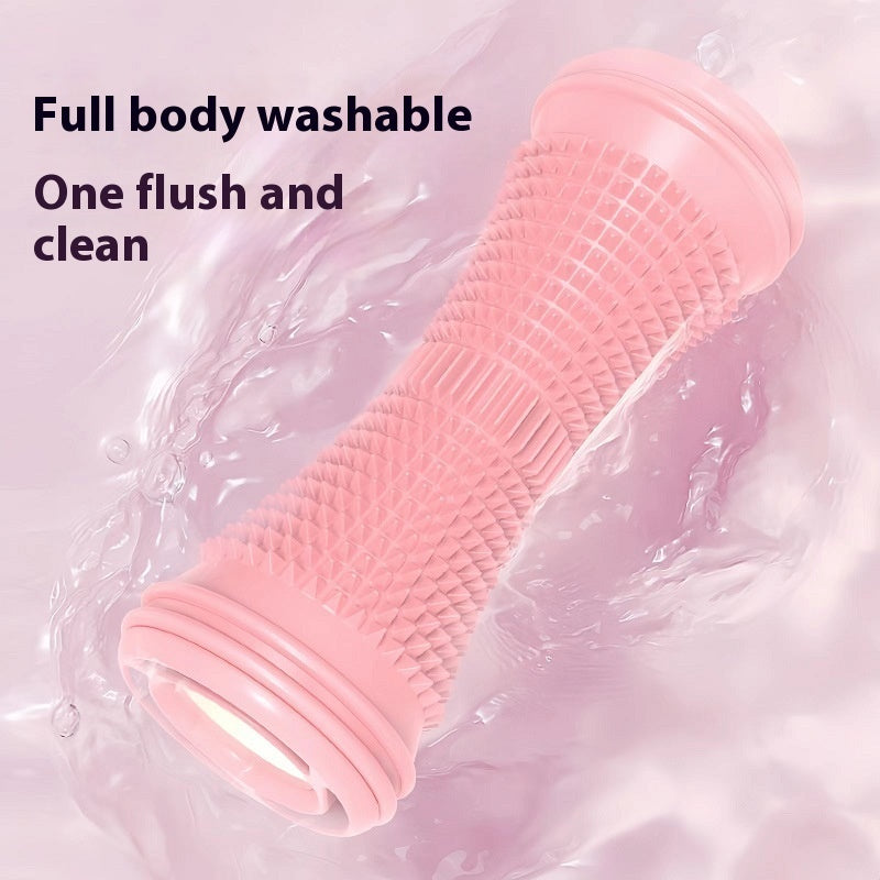 Foot Massage Roller and have word in upper left "easy to clean"