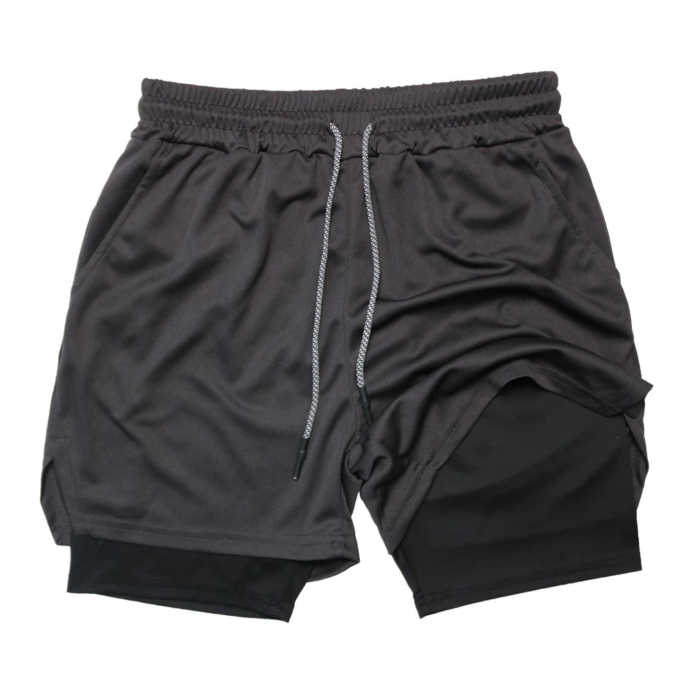Men’s Breathable Sports Shorts – Fitness & Beachwear