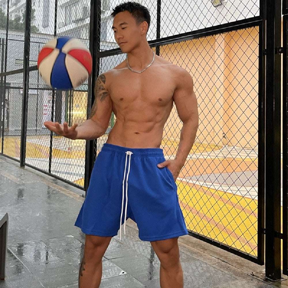 blue Men's Activewear Short