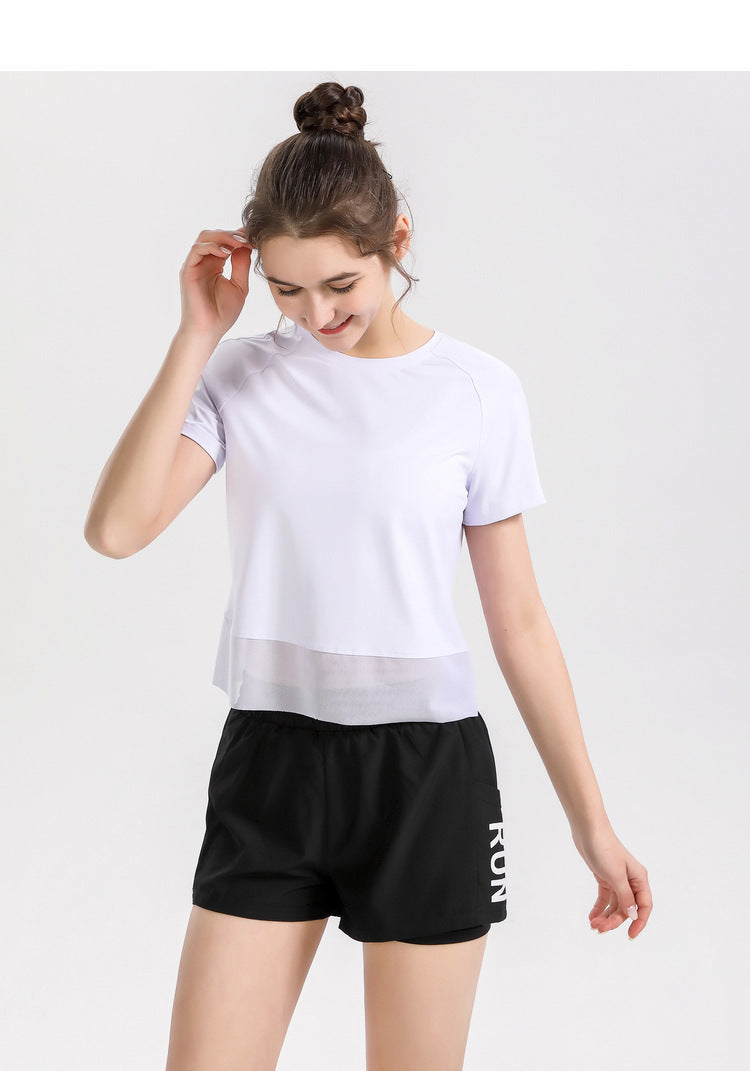white top activewear for women