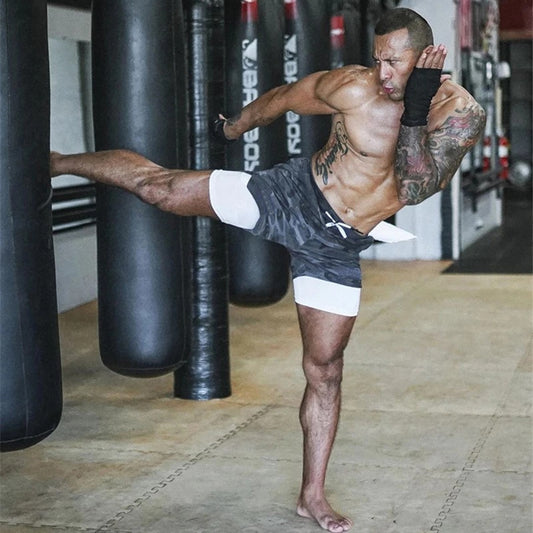 Men’s 2-in-1 Running Shorts – Quick-Dry Gym & Workout Pants