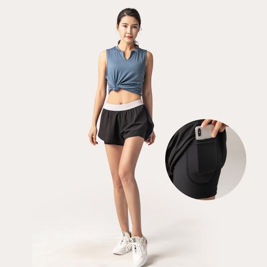 Anti-Glare Workout Shorts – Reflective & Performance-Ready