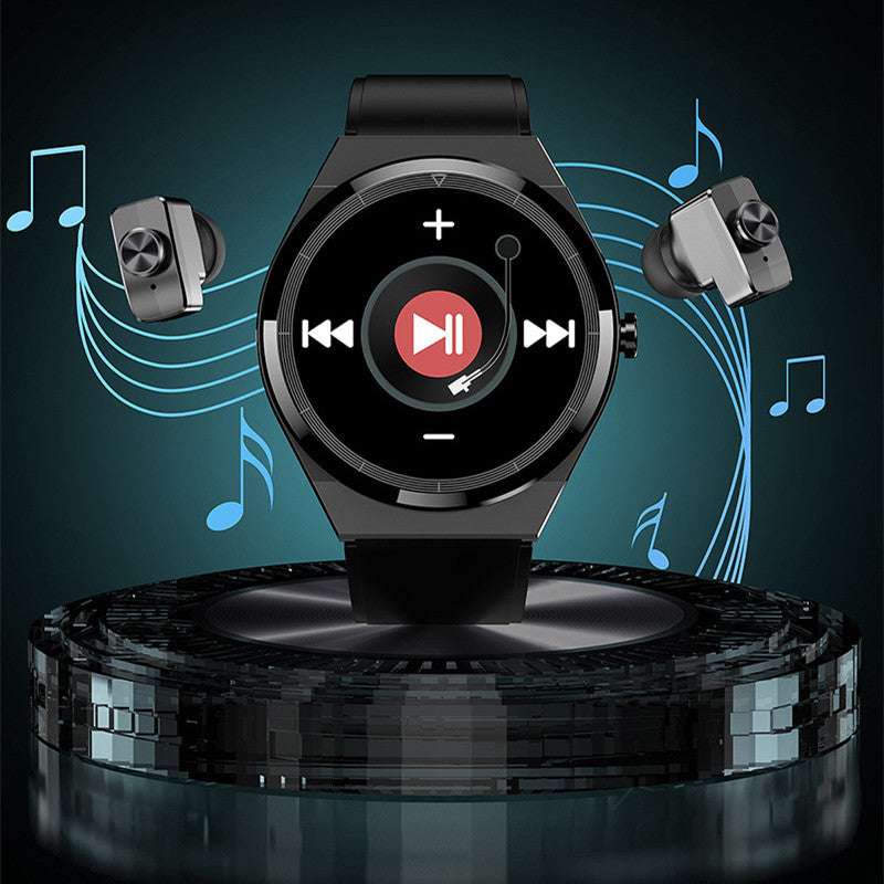 Bluetooth Smartwatch with Heart Rate Monitor - color black - fitpulsezone