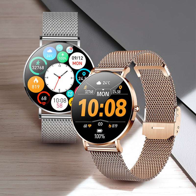 smartwatch - color silver and gold - fitpulsezone