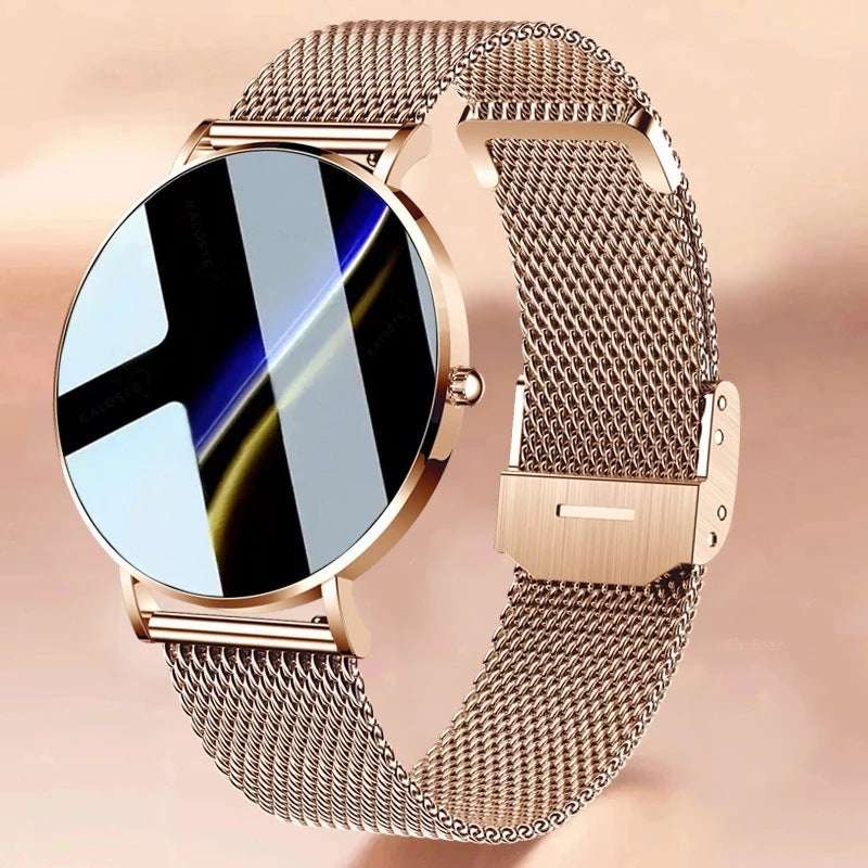 smartwatch ultra thin - color gold - fitpulsezone