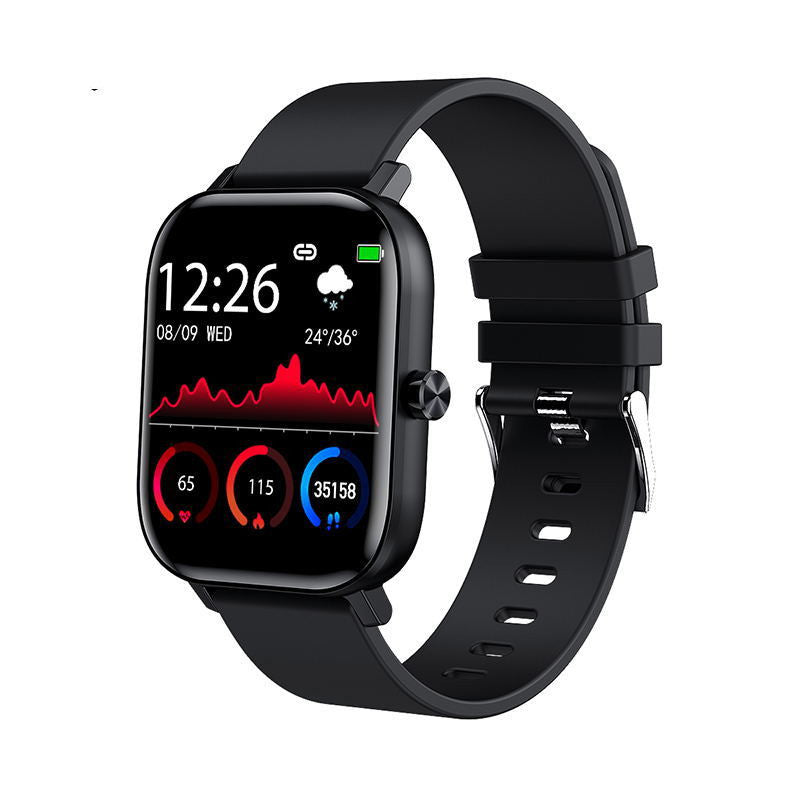 unisex smart watch -black color - fitpulsezone