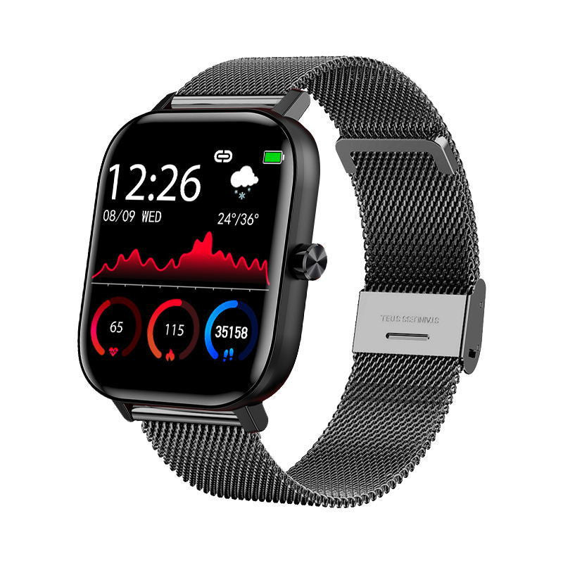 unisex smart watch - black color - fitpulsezone